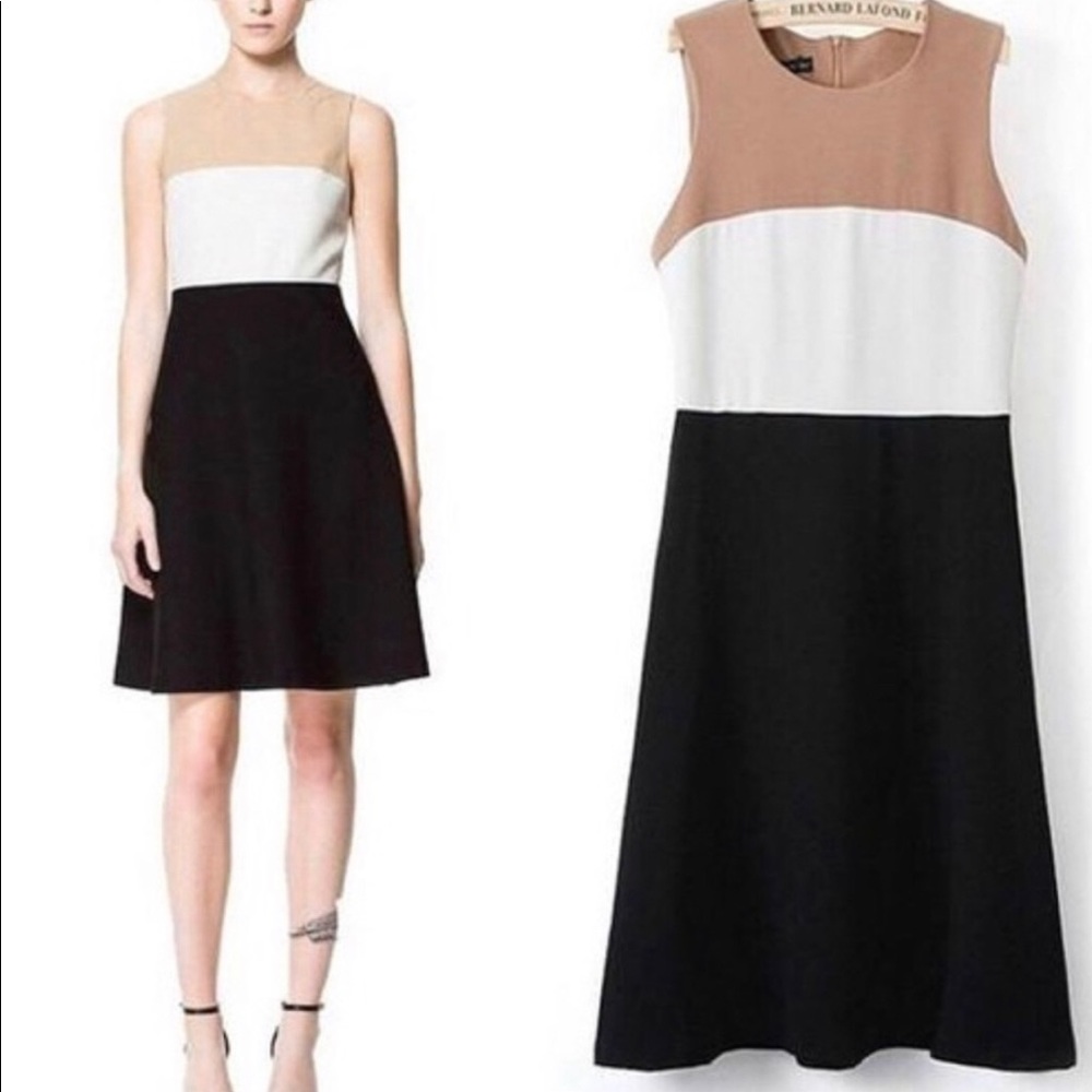 Zara Women Colour Block Dress